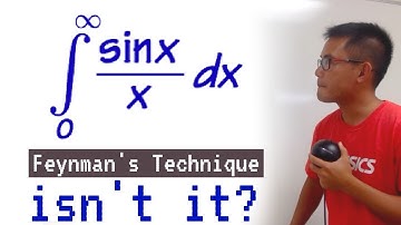 integral of sin(x)/x from 0 to inf by Feynman