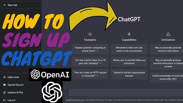 ChatGPT: How to Sign Up /Create ChatGPT Account 2023
