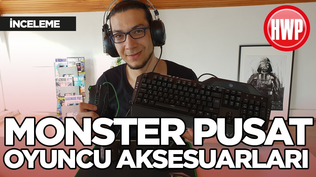 Monster Pusat Oyuncu Aksesuarları İncelemesi - YouTube