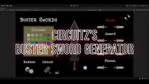 Buster Sword Generator - Unity Asset Store