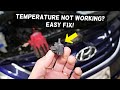 HYUNDAI AMBIENT AIR TEMPERATURE NOT WORKING, TEMPERATURE NOT READING FIX