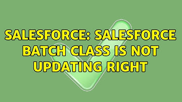 Salesforce: Salesforce batch class is not updating right (2 Solutions!!)
