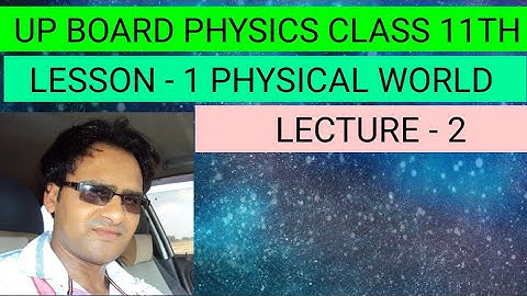 Scope and Excitement of Physics