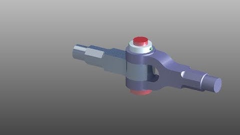 Knuckle Joint | Autocad 3D | Machine Drawing Assembly