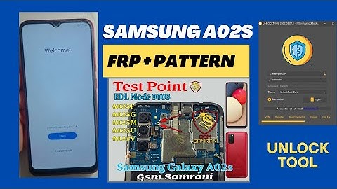 Samsung A02s FRP & PIN Unlock | Latest Unlock Tool Solution via Test Point 2025