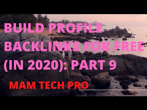 প্রোফাইল ব‍্যাকলিংক Part 9:Profile Backlinks Bangla Tutorial।Backlinks SEO Tutorial 2020#MAMTECHPRO