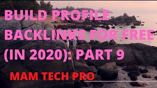 প্রোফাইল ব‍্যাকলিংক Part 9:Profile Backlinks Bangla Tutorial।SEO Tutorial 2020