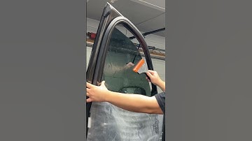 Tint installation / 35% nano ceramic film / 2 stage method