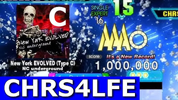 New York EVOLVED Type C (ESP-16) MFC 1,000,000 World Record [DDR A20+]