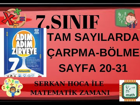 NEWTON 7 SINIF MATEMATİK ADIM ADIM ZİRVEYE SAYFA 20 31