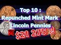 Top 10 Repunched Mint Mark Lincoln Pennies - Pennies Worth Money List