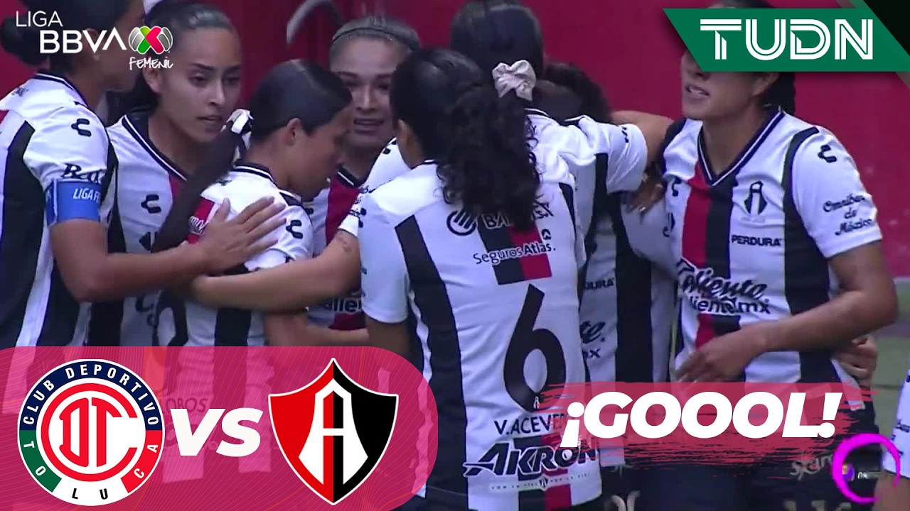 ¡Golazo de Atlas! Aitana como una crack | Toluca vs Atlas | Liga MX Femenil-Jornada 3 Apertura 2026