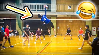 (Volleyball match) Ace's core performance is amazing