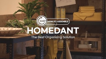 HOW TO ASSEMBLE HOMEDANT  REVERSIBLE UNITS l SHELF, SHELVING UNITS