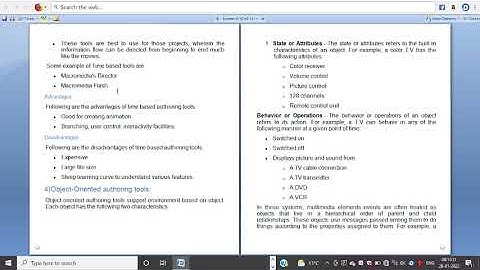 classification of authoring tools/authoring concepts/classification of authoring tool in multimedia