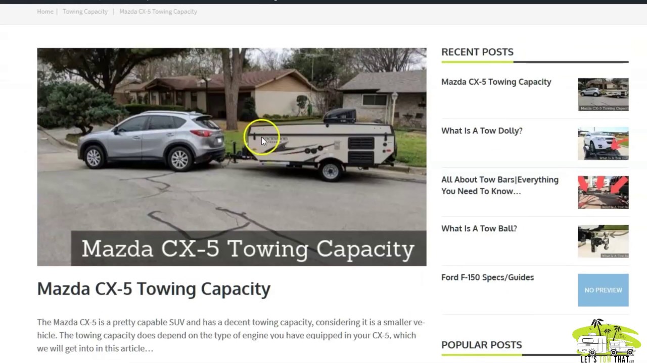 Towing Chart For Trucks