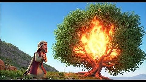 Câu Chuyện Kinh Thánh "Đức Chúa Trời Kêu Gọi Môi-se Từ Bụi Gai Cháy"