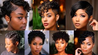 ♥️💯Cute and Trendy Short Natural Hairstyles & Haircuts for Black Women | TWA Hairstyles 🔥 by Trendy Short Hairstyles LookBook 625 views 2 weeks ago 9 minutes, 21 seconds