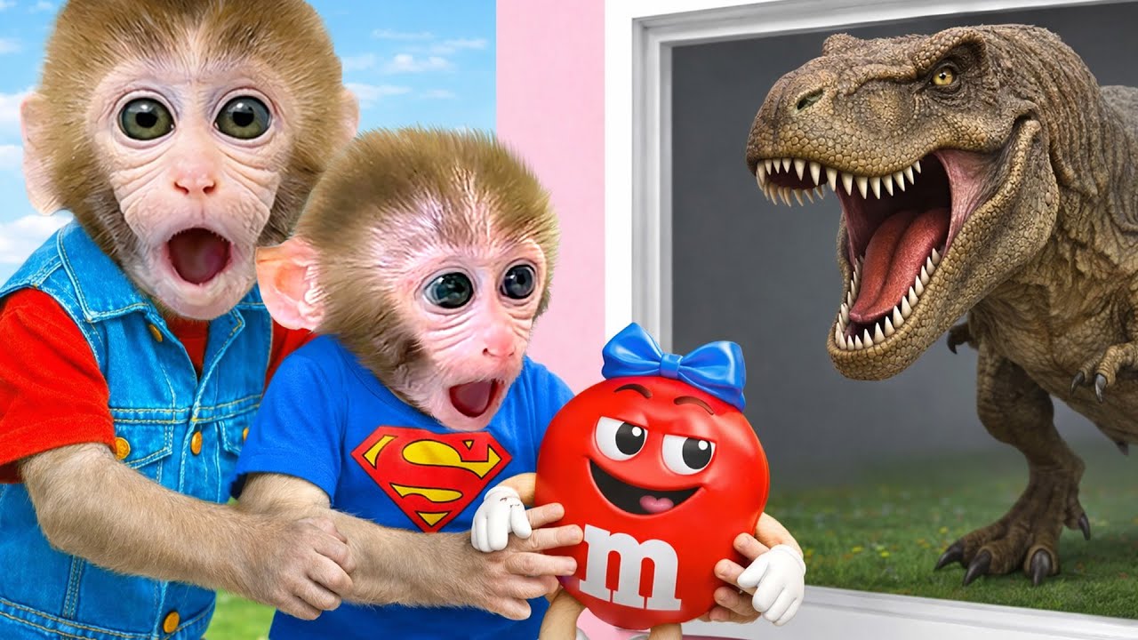 O macaco Bonbon vende gelatina arco-íris e enfrenta o desafio da banheira arco-íris dourada