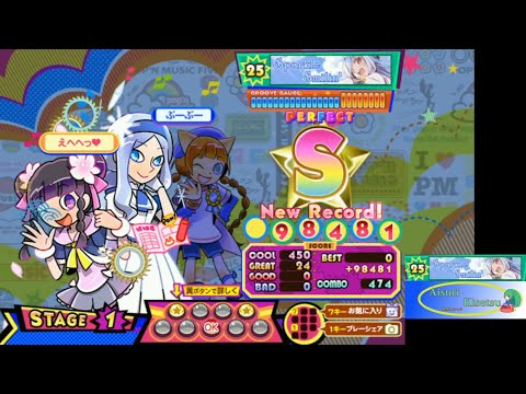 [pop'n music peace] Sparkle Smilin' N 正規/鏡 パーフェクト/パーフェクト