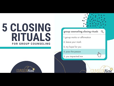 5 Closing Ritual Activities for Group Counseling