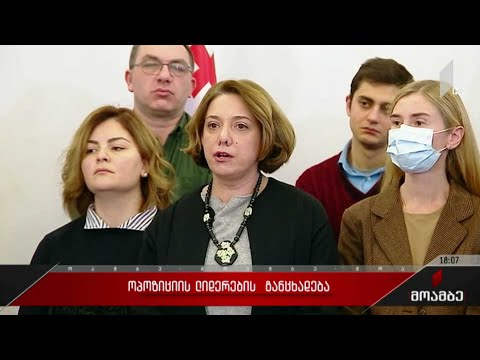 ოპოზიციის ლიდერების  განცხადება