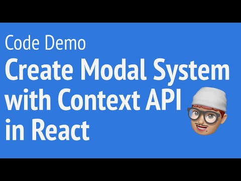 [Code Demo] create Modal System with Context API in React | JSer - Front-End Interview questions