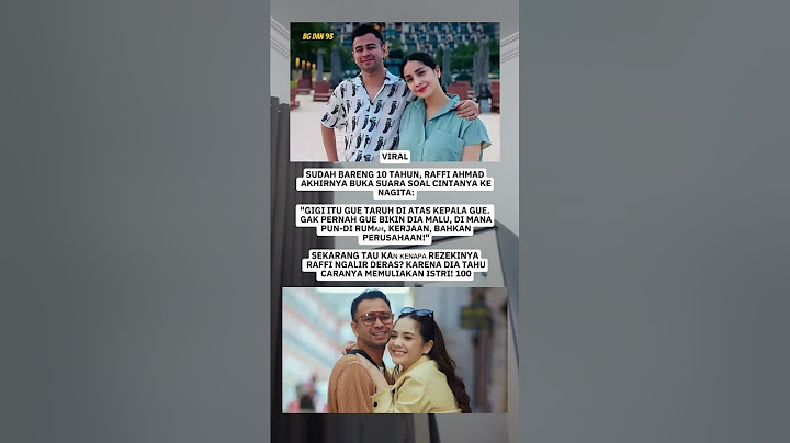 VIRALSUDAH BARENG 10 TAHUN, RAFFI AHMAD AKHIRNYA BUKA SUARA SOAL CINTANYA KE NAGITA..