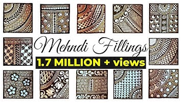 Mehndi for Beginners | Basic Mehndi Filling Patterns | Mehndi Tutorials | Letstute