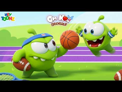 Om Nom Hikâyeleri | Om Nom ve Nibble Nom Spor Yarışması! 🏆 | Çocuk Çizgi Filmi