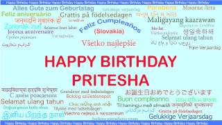 Pritesha   Languages Idiomas - Happy Birthday