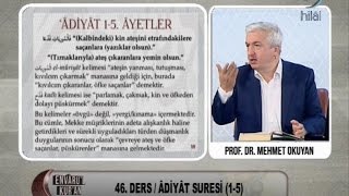 10-04-2016 Adiyat Suresi (1.-11. Arası Ayetler) - Prof Dr Mehmet OKUYAN – Envaru’l Kuran – Hilal TV