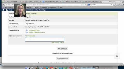 How students upload files for an assignment in iLearn 2.5