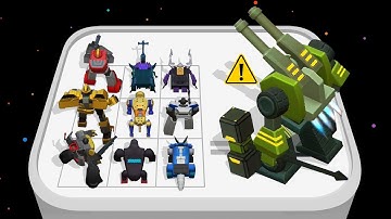 MERGE ROBOT RISE BATTLE 🤖👽🧠👾 Robot Master Game, Robot Transform, Merge Master Gameplay