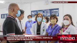 Hemodialysis Center sa JR Borja General Hospital sa Cagayan de Oro City, gi-ablihan na