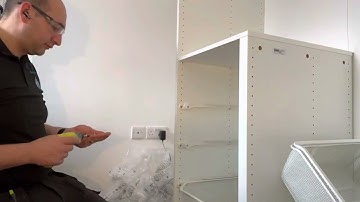 IKEA PAX WARDROBE ASSEMBLY - Timelapse