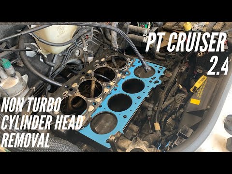 Pt Cruiser 2.4 non-turbo cylinder head removal