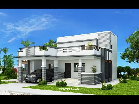 Video: Frame Houses With A Flat Roof: Projects Of One-story And Two-story Houses With A Flat Roof, Small And Large Modern Houses