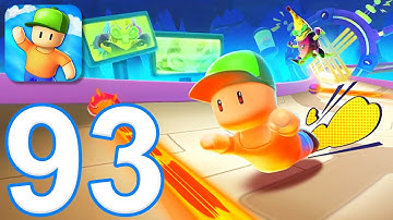 Stumble Guys - Gameplay Walkthrough Part 93 - Laser Slide (iOS, Android)