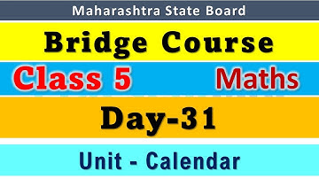 5th Maths Bridge Course 2021 Class 5 Maths Day-31 Setu Abhyaskram  सेतू अभ्यासक्रम Std 5 वी गणित