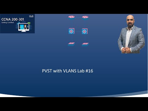 16-PVST with VLANS