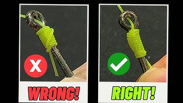 Are you still using the wrong way to snell a hook?