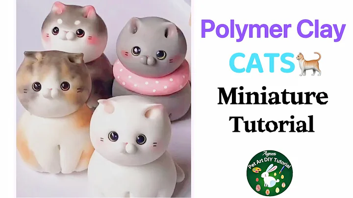 Polymer Clay Cat Sculpture Tutorial#4 For Beginner...