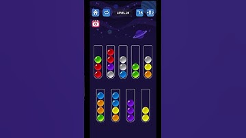 Game Ball Sort Puzzle Level-28.  #game #gameplay