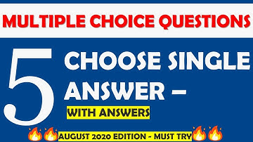 PTE Reading - Multiple choice questions, Choose Single Answer - with Explanations - Part 3