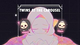 Twins at the carousel animation meme