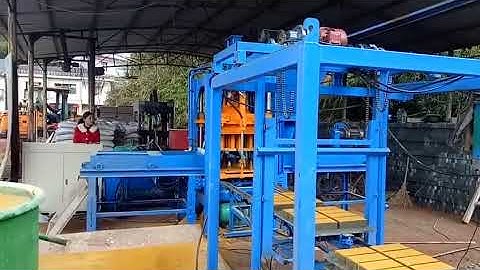 QTF3-15 brick plant working (0086 13613714942)