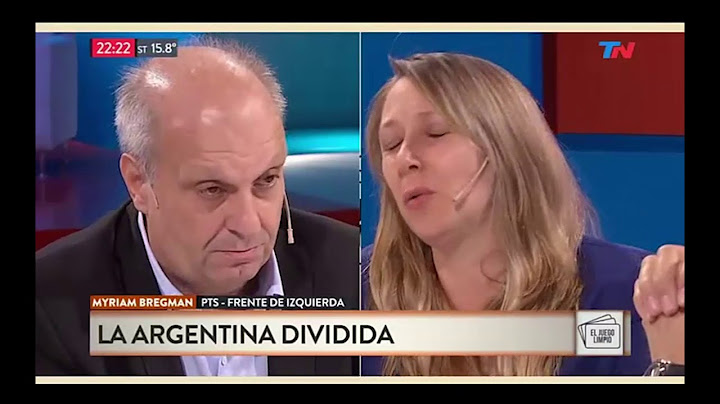Myriam Bregman en TN debate con Lombardi e Iglesias