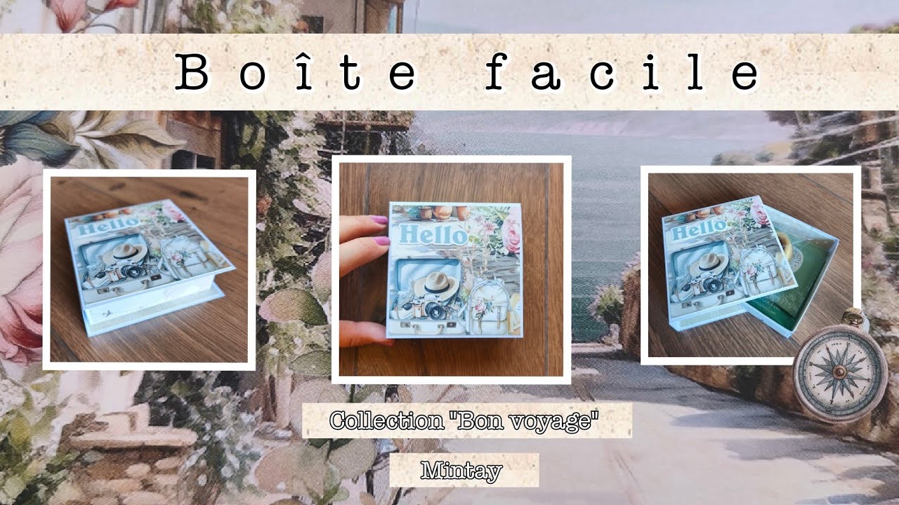 TUTO SCRAP Boîte Facile 