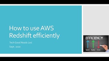 TechGoodReads(20): Efficient Redshift